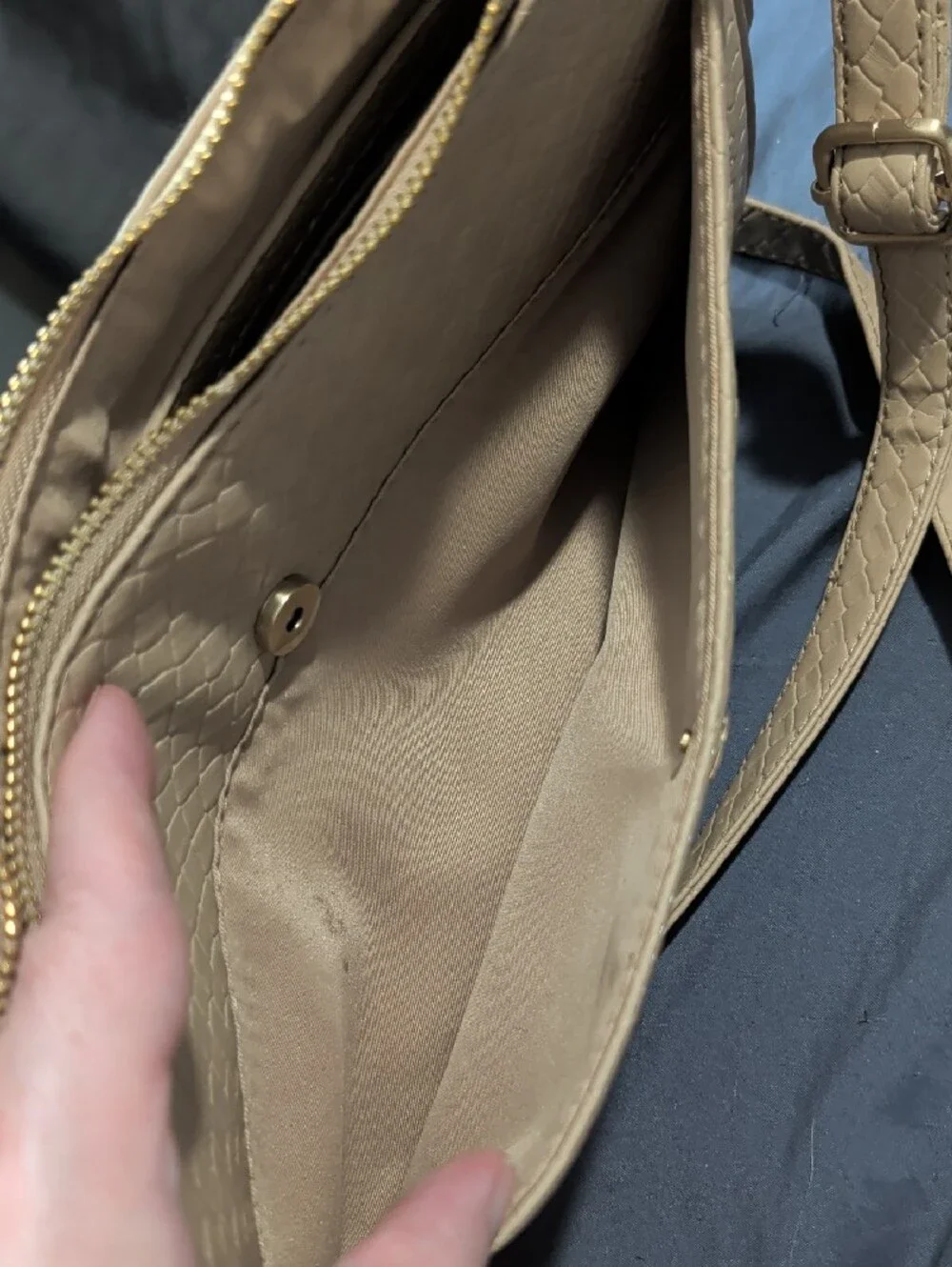 Giorgio Fiorelli Beige Woven Crossbody Bag